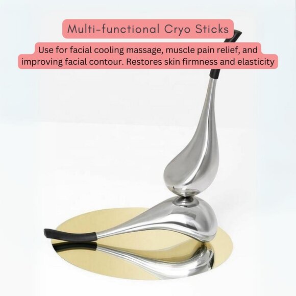Cryo Sticks Gua Sha Facial Massage & Upscale lip plumper Pack1 Combo Pack - Picture 3 of 9